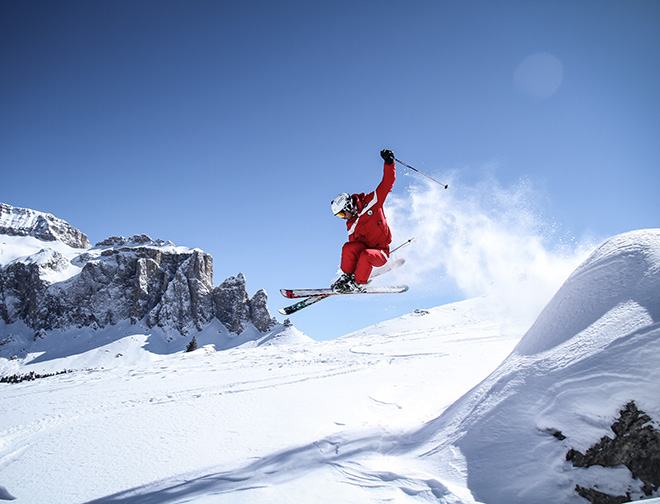 Winter activities in Val Gardena